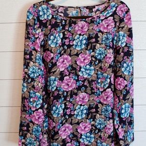 Ann Taylor floral printed blouse